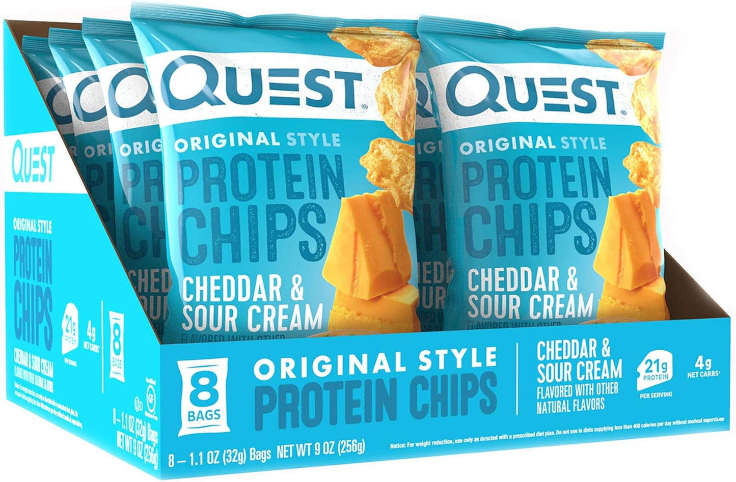 Quest Cheddar &amp; Zure Room Proteïne Chips