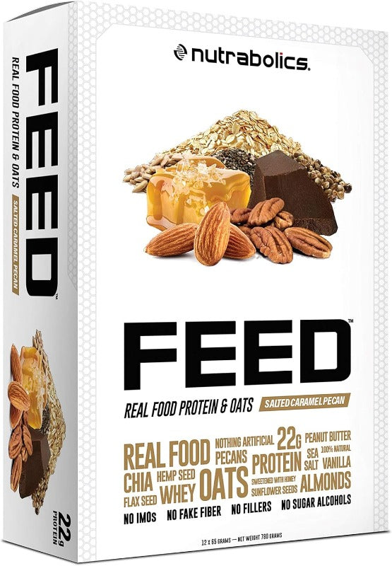 Nutrabolics Feed Bar, Salted Caramel Pecan