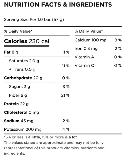 Daryl's Protein Bar Peanut Butter Chocolate