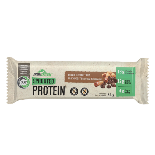 Iron Vegan Peanut Chocolate Chip Bar