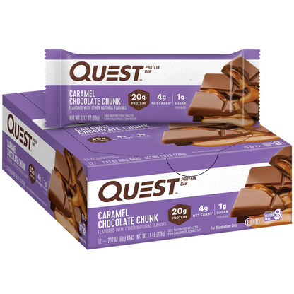 Quest Caramel Chocolade Chunk Proteïne Bar