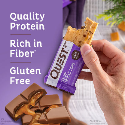 Quest Caramel Chocolade Chunk Proteïne Bar