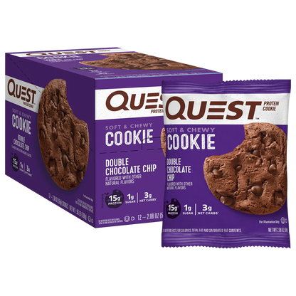 Quest Double Chocolate Chip Soft & Chewy Protein Cookie