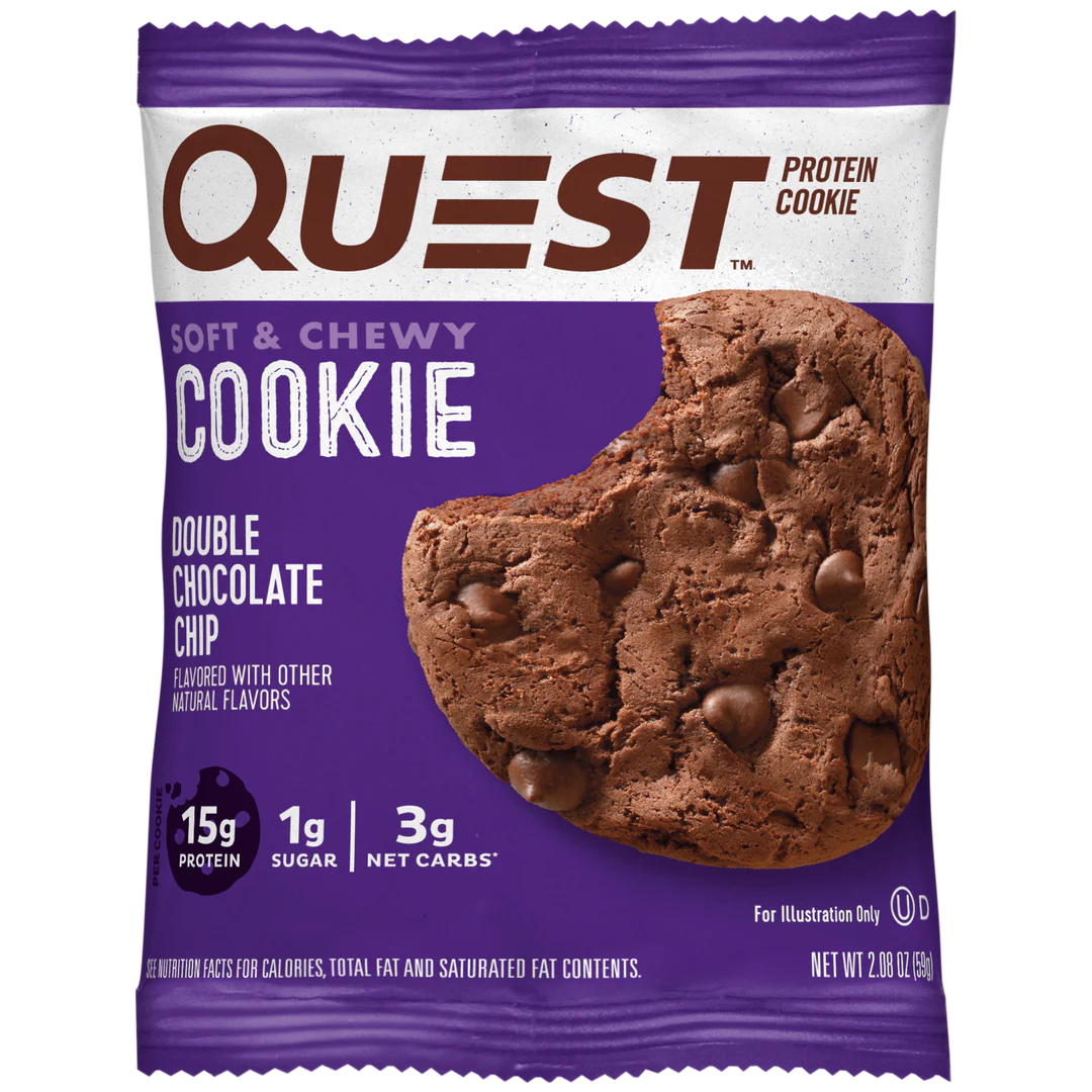 Quest Double Chocolate Chip Soft & Chewy Protein Cookie