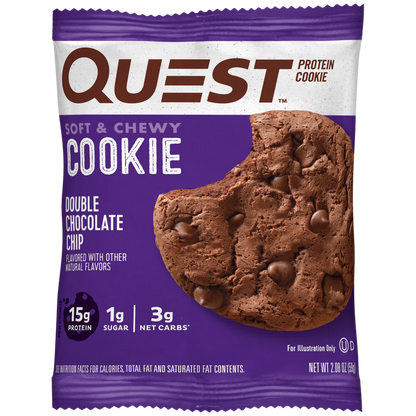 Quest Double Chocolate Chip Soft & Chewy Protein Cookie