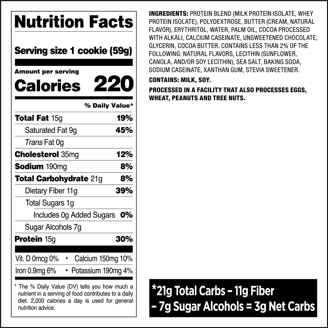 Quest Double Chocolate Chip Soft & Chewy Protein Cookie