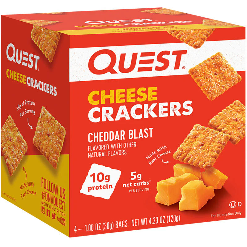 Quest Cheddar Blast Crackers